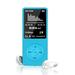 Jioakfa 70 Hours Playback Mp3 Mp4 Lossless Sound Music Player Fm Recorder Card Up To 128Gb Blue One Size