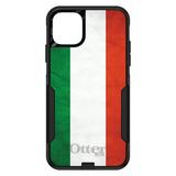 DistinctInk Case for iPhone 13 MINI (5.4 Screen) - OtterBox Commuter Custom Black Case - Hungary Old Flag