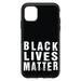 DistinctInk Case for iPhone 12 Pro MAX (6.7 Screen) - OtterBox Symmetry Custom Black Case - Black Lives Matter