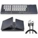 Foldable Bluetooth Keyboard Tri- Folding Portable Wireless Keyboard with Touchpad USB Rechargable BT Wireless Keyboard for Android Windows System Laptop Tablet Smartphone