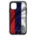 DistinctInk Case for iPhone 12 Pro MAX (6.7 Screen) - OtterBox Symmetry Custom Black Case - Russia Russian Waving Flag Red Yellow - Show Your Love of Russia