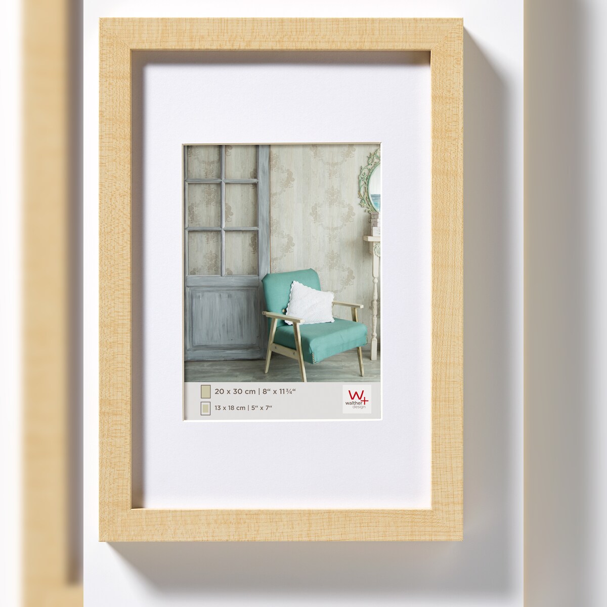 walther + design Stockholm Holz Bilderrahmen 10x15 cm NATUR Image