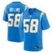 Men's Nike Justin Hollins Powder Blue Los Angeles Chargers Game Jersey