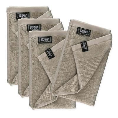 Schöner Wohnen Kollektion - 4er Set Gästehandtuch aus 100 % Baumwolle SENSE Handtücher Grau
