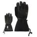 Lenz Women's 6.0 Fingercap Heated Gloves with rcB 1200 Batteries Black