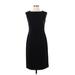 Lauren by Ralph Lauren Casual Dress - Sheath: Black Solid Dresses - Women's Size 4