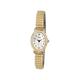 Limit 6030.01 Gold Plated Stone Set Expanding Bracelet Watch - W7772