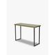 Dar Lighting Aston Oak Style Effect Console Table Brown