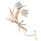 Autre Marque Pink gold pin & brooche