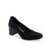 Women's Casta Pump by Aerosoles in Black Stretch (Size 10 M)