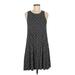 Old Navy Casual Dress - Mini Crew Neck Sleeveless: Black Dresses - Women's Size Medium