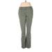 Ann Taylor LOFT Casual Pants - Mid/Reg Rise Boot Cut Boot Cut: Green Bottoms - Women's Size 6