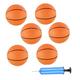 Toyvian 4 Sets Inflatable Toy Basketball Sports Ball Inflatables Kids Playset Kids Outdoor Playset Outdoor Toys Inflatable Balls Toddlers Beach Party Toys Kids Ball Pvc Baby 10cm