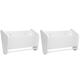 2 pcs Shoebox shoe wall mount hanging shoe cabinet shoe drying rack towel rack shelf organizer rack Slipper Rack for Home Umbrella stand white pvc wood plastic board Wall-mounted