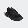 Sneaker ADIDAS ORIGINALS "OZWEEGO", Gr. 40, schwarz (core schwarz, core schwarz, trace grau metallic), Textil, Leder, sportlich, Schuhe