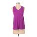 Active by Old Navy Active Tank Top: Purple Activewear - Women's Size Small