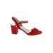 Barneys New York Heels: Red Shoes - Women's Size 40