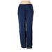 French Connection Casual Pants - High Rise Straight Leg Joggers: Blue Bottoms - Women's Size 6