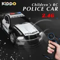 Veihmun-Voiture de police télécommandée pour enfants jouet avec lumières véhicule électrique
