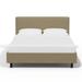 AllModern Eisley Upholstered Platform Bed Polyester in Brown/Gray | California King | Wayfair BBF0E7FFD5E3498D9CE22F4433B9AD2D