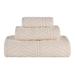 Ebern Designs Flaxberry Chevron Zero Twist Jacquard Cotton 3 Piece Bathroom Towel Set 100% Cotton | 30 W in | Wayfair