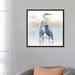 Red Barrel Studio® Misty Plumage II Framed by Steve Hunziker Print Canvas, Wood in Green/White | 26 H x 26 W in | Wayfair