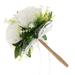 Primrue Artificial Handmade Bridal Wedding Bouquets, Linen in White | Wayfair 78EE81935A97475DAE60BD6CE3138072