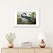 August Grove® Louisiana Heron Framed On Paper by John James Audubon Print Paper in Green | 16 H x 24 W x 1 D in | Wayfair