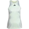 ADIDAS Damen Shirt Tennis HEAT.RDY Pro Y-Tanktop, Größe XS in Grau