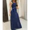 Abito da donna Abito monopetto traforato sottile solido sexy Abito da donna a vita alta con