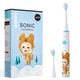 Seago SK3 Kids Sonic Electric Toothbrush Rechargeable Soft Tongue Cleaner Smart Timer 3-12years