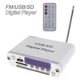 Mini Design HY1008 Moto Amplificatore di Potenza Display Digitale A LED MP3 Player FM Car Audio Mono Amplificatore USB SD Telecomando