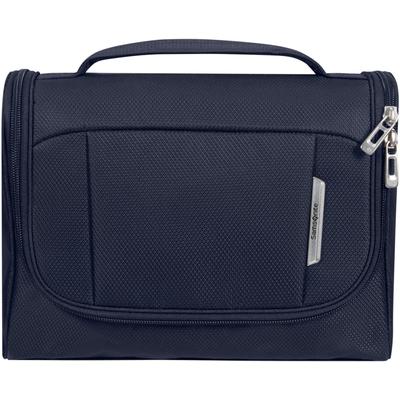 Kulturbeutel SAMSONITE "VAYCAY", Gr. B/H/T: 26,5cm x 18,5cm x 11,5cm, blau (midnight blau), PET, unifarben, Taschen, Kosmetiktasche Reisekosmetiktasche Beauty-Bag mit Tragegriff Image