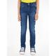 Slim-fit-Jeans TOMMY HILFIGER "SCANTON Y DARK WASH" Gr. 10 (140), N-Gr, blau (reinard blue) Jungen Jeans