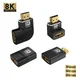 HDMI-Compatible Male to Female Extender 90/270 Degree Right-angle Adapter 8K 60Hz 4K 120Hz 48Gbps