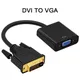 Full HD 1080P DVI-D DVI To VGA Adapter 24+1 25Pin Male to 15Pin Female Cable Converter for PC