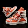 2023 hochwertige Herren Freizeit schuhe orange Luxus Designer Turnschuhe Männer schnüren High Street Mode trend ige Herren Plattform Trainer