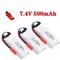 HJ 2S 7,4 V 35C 500mah Lipo Batterie Für Radiolink A560 Starrflügel Rc Auto RC Spielzeug Modell teile Mit JST Wiederaufladbare 7,4 V 500mAh