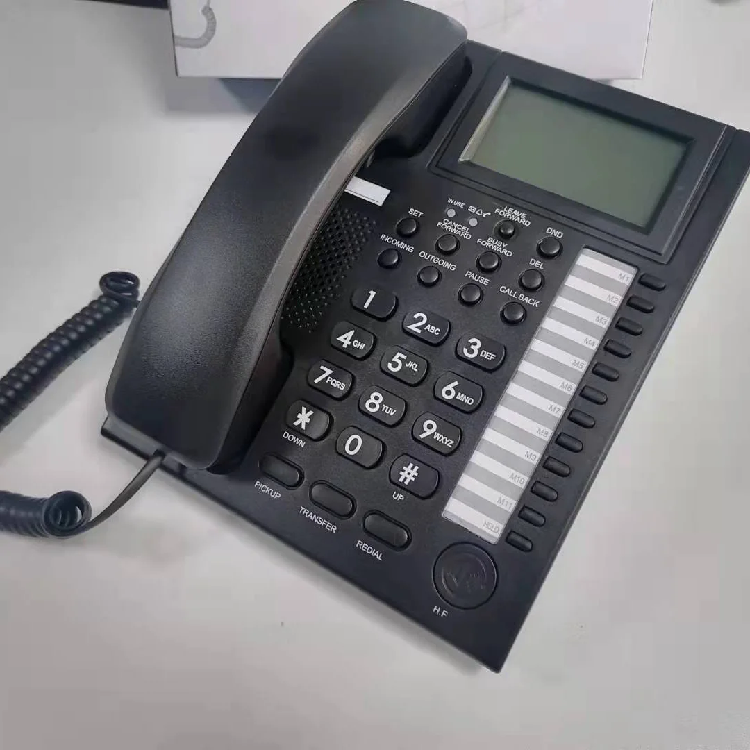 VinTelecom PABX Business Phone / Caller ID Telephone / Advanced Multifunctional PBX Phone - Black Color - NEW