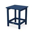 POLYWOOD Long Island 18 Side Table in Navy