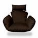 Primo Chocolate Brown Indoor & Outdoor Replacement Cushion for Egg Chair