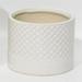 AI-CE00-172-Q01 White Criss Cross Pattern Planter