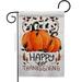 G163106-BO 13 x 18.5 in. Thanksful Blessed Garden Flag with Fall Thanksgiving Double-Sided Decorative Vertical Flags House Decoration Banner Yard Gift
