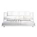 CraftPorch Contemporary Twin Size Metal Daybed with Trundle