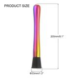 8inch Stainless Steel Cocktail Muddler Drink Muddler Bar Tool Colorful - Coulorful