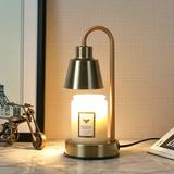 Candle Warmer Lamp Household Adjustable Fashionable Table Lamp with Iron Base Aroma Lamps Candle Lamp US Plug (Send 2 Bulbs) Bronze