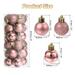 24Pcs 1.1" Christmas Balls Ornaments Shatterproof Hanging Balls Set