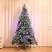 6ft Christmas Tree Artificial Full Xmas Trees with 150pcs LED,Green - N/A