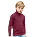 ZMHEGW Coats for Toddlers Kids Knit Turtleneck Sweater Soft Solid Warm Pullover Sweater Long Sleeve Shirts Jackets for Children