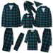 Family Christmas Pjs Matching Sets for Adults Kids Dog Cute Baby Boys & Girls Plaid Jumpsuits Loungewear Cheerful Christmas Pajama Family Set Casual Romper Outfits 2023 Green qILAKOG Size 2 Years